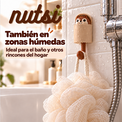 Colgador adhesivo multiusos Ardilla