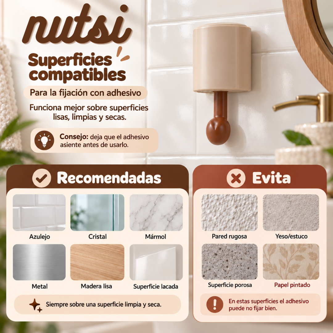 Colgador adhesivo multiusos Ardilla